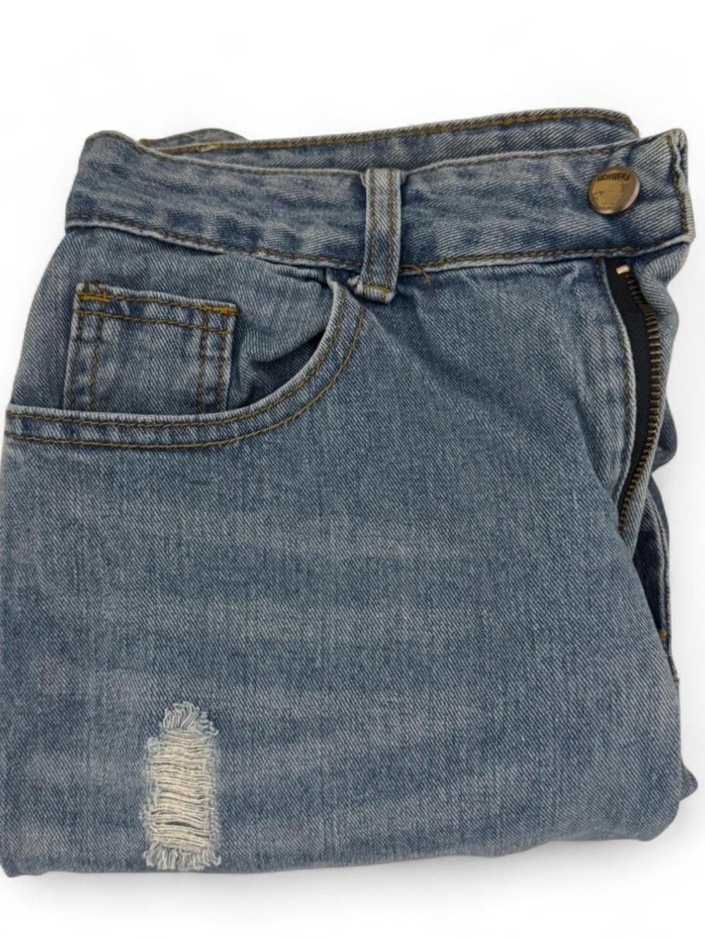 SHEIN Light Blue Straight Leg Women Jeans